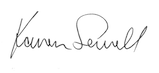 Karen Sewell signature.